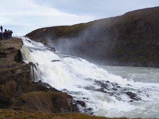 Gullfoss Wasserfall Island