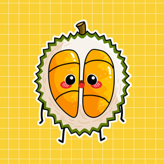 Durian Illustration