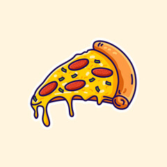 Slice Of Pizza Illustration