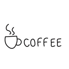 Hand drawn Coffee cup Icon