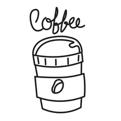 Hand drawn Coffee cup Icon