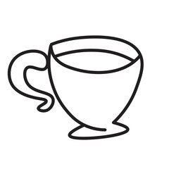 Hand drawn Coffee cup Icon