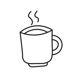 Hand drawn Coffee cup Icon