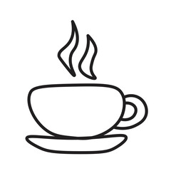 Hand drawn Coffee cup Icon