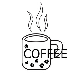 a cup of coffee icon 
