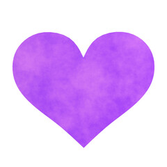 Heart paper. Heart element.