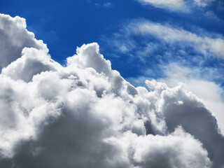 Obraz premium Fluffy cloud details