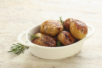 Roasted baby potato with rosemary