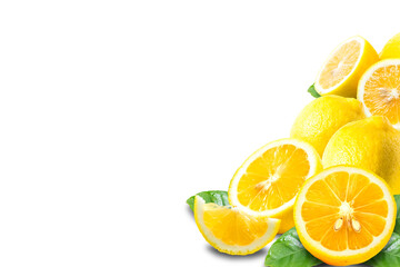 fresh lemon slice, lemon background