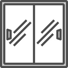 Slide door icon