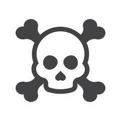 icon skull, pirates, poison, danger