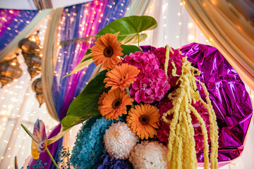 Indian wedding interiors and decorations 