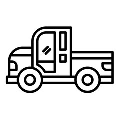 cute toy car icon