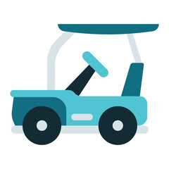 cute toy car icon