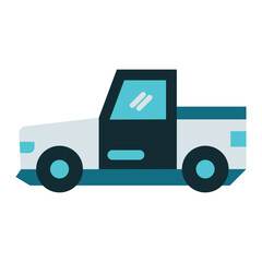 cute toy car icon