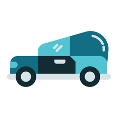 cute toy car icon