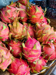 Organic Dragonfruit for sale at Farmers Market in Cape Town, South Africa