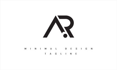 AR or RA Minimal Logo Design