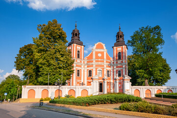 Fototapeta na wymiar Sanctuary of the Queen of Families, Lubasz, Greater Poland Voivodeship, Poland 