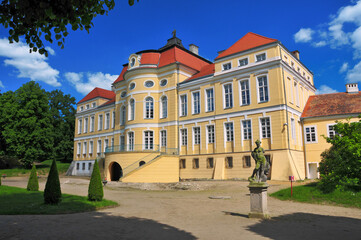 Naklejka premium Palace in Rogalin, Greater Poland Voivodeship, Poland