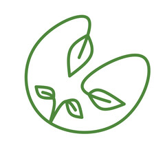 Icon Leaf Go Green