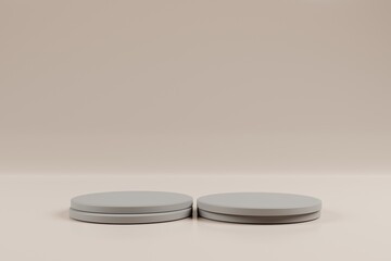 3d illustration podium scene for product backdrop