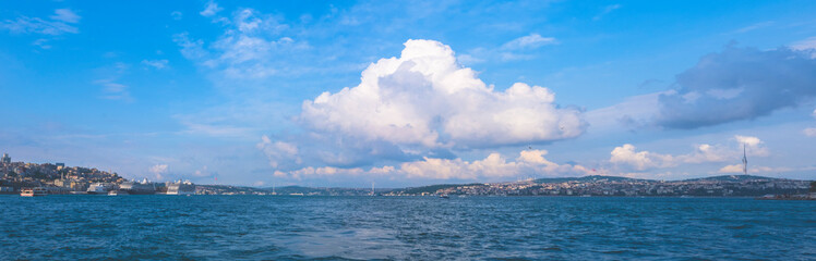 Fototapeta na wymiar panorama of the sea