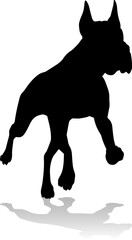 Dog Silhouette Pet Animal