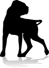 Dog Silhouette Pet Animal