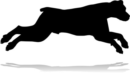 Dog Silhouette Pet Animal