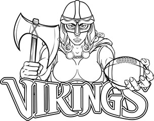Viking Trojan Celtic Knight Football Warrior Woman