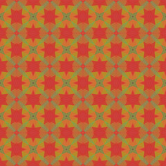 Seamless mosaic bright pattern, geometric graphic polygonal abstract background