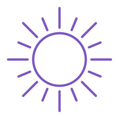 Brightness Multicolor Line Icon