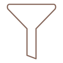 Filter Multicolor Line Icon