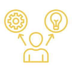 Skills Multicolor Line Icon