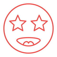 Star Multicolor Line Icon