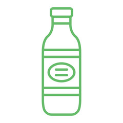 Bottle Multicolor Line Icon