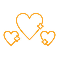 Love Multicolor Line Icon