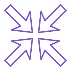 Minimize Multicolor Line Icon