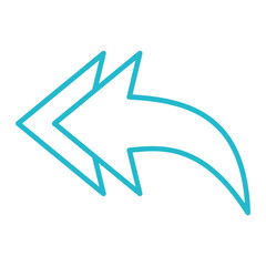 Reply Multicolor Line Icon