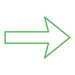 Right Multicolor Line Icon