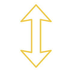 Vertical Multicolor Line Icon