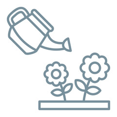 Garden Multicolor Line Icon