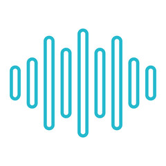 Voice Multicolor Line Icon