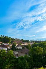 Saanetal bei Freiburg im Üechtland, Fribourg (Schweiz)