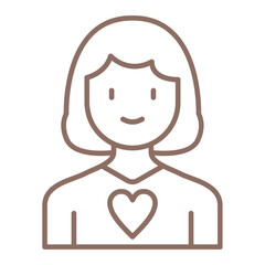 Mother Multicolor Line Icon