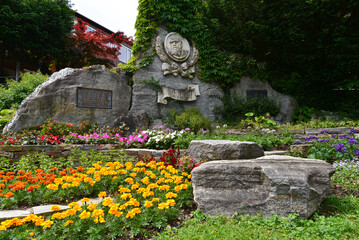 Herwegh-Denkmal in Liestal, Kanton Basel-Landschaft (Schweiz)