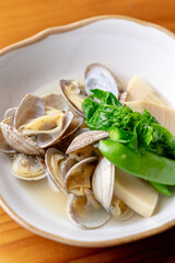 あさりの酒蒸し