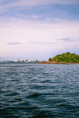 Sak island (Koh Sak). Beautiful sea at Chonburi, Thailand.