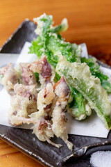 ホタルイカの天ぷら